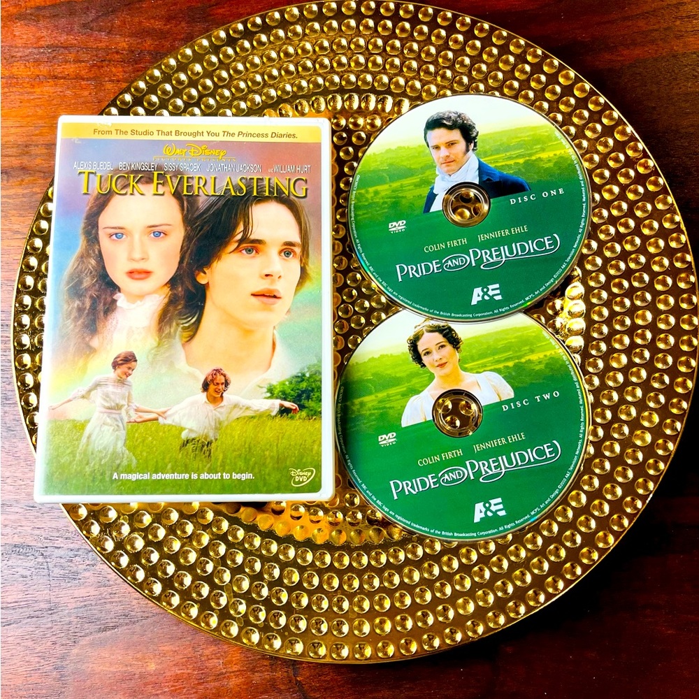 PRIDE & PREJUDICE & TUCK EVERLASTING DVDS